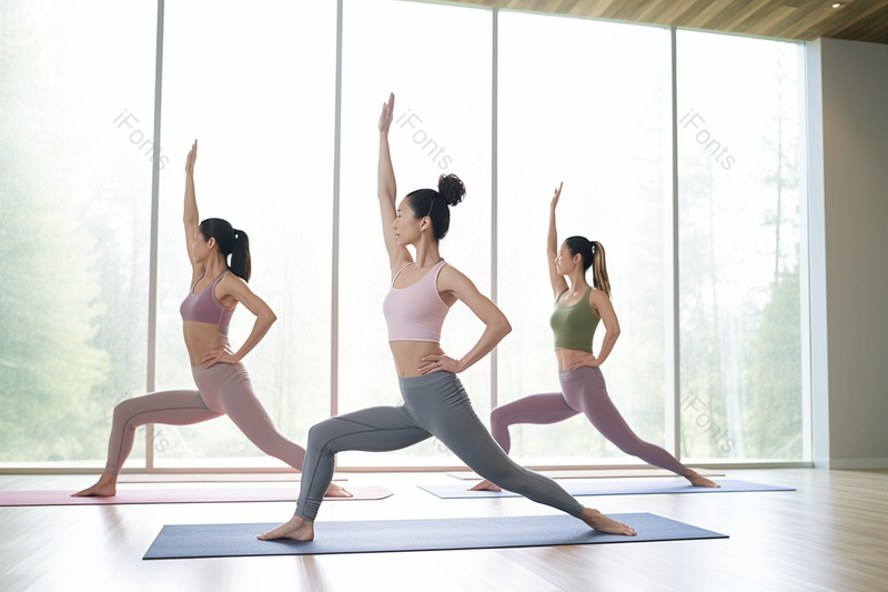 女性提高免疫力锻炼放松瑜伽美体,高清,摄影图,摄影图片,图片大全,摄影图免费下载